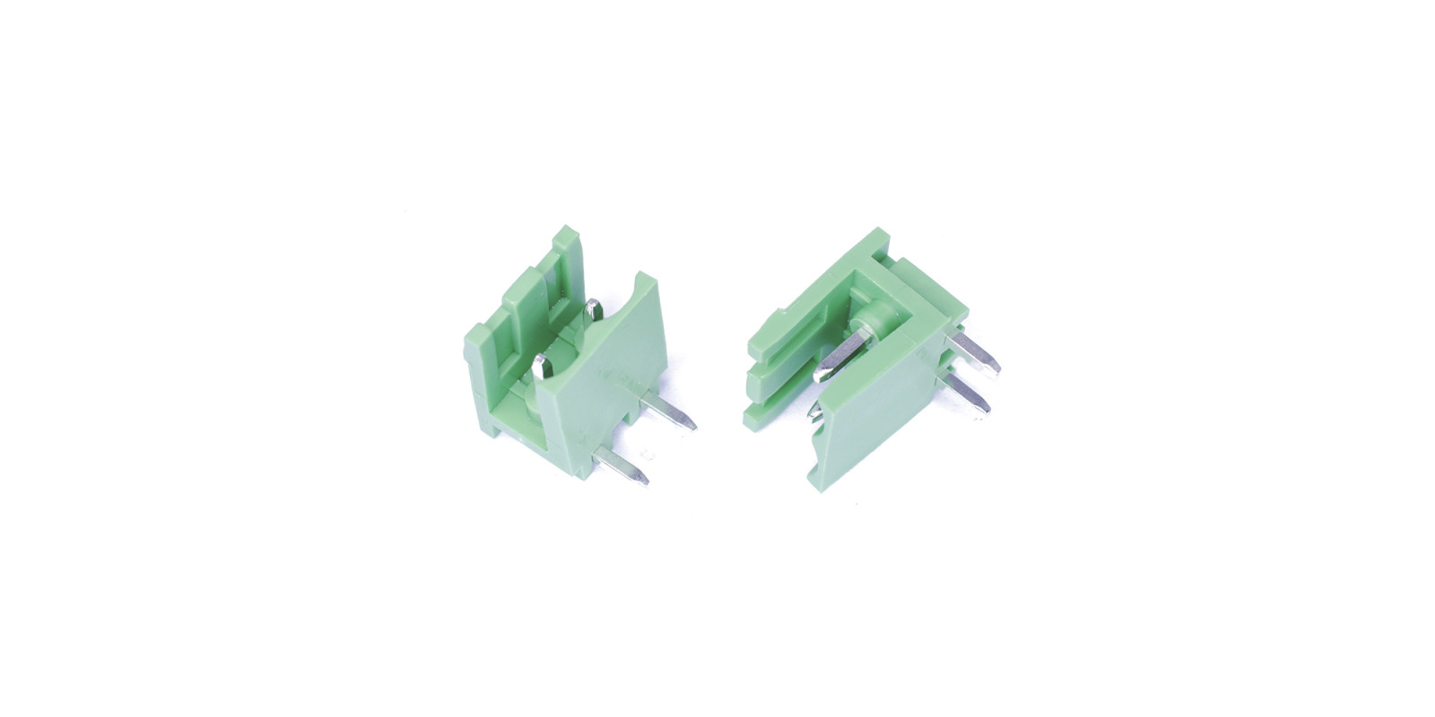 Клеммник 2EDGR-5.0-02P-14-00A(H) 2конт., зеленый (Degson)