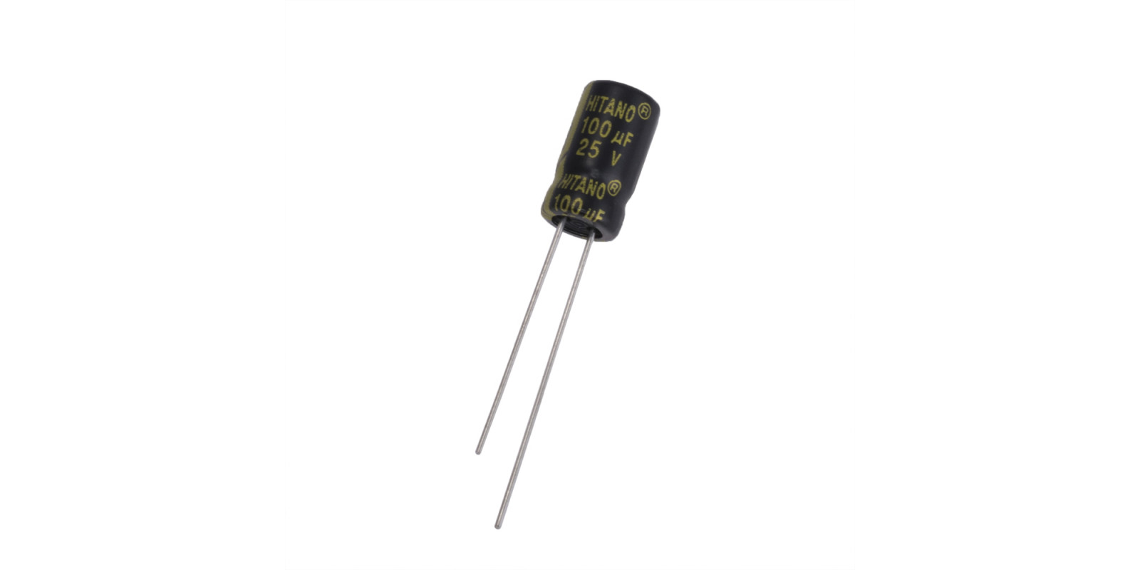 100uF 25V EXR 6,3x11mm (low imp.) (EXR101M25B-Hitano) (электролитический конденсатор низкоимпедансный)