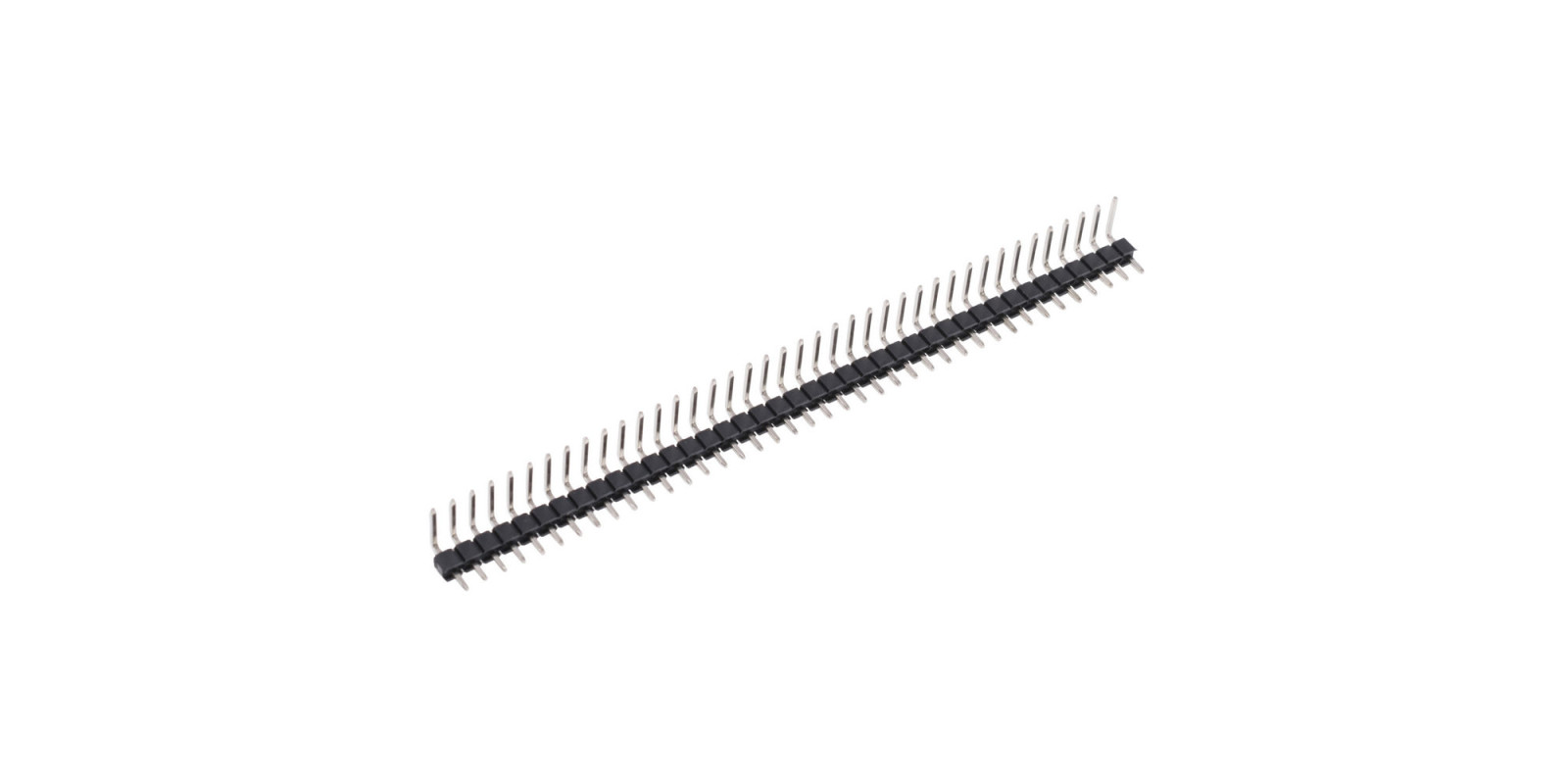 PLS-40R (KLS1-207-1-40-R) (штыри на плату, 1х40, угловые, 2,54мм)(200 шт./уп.)