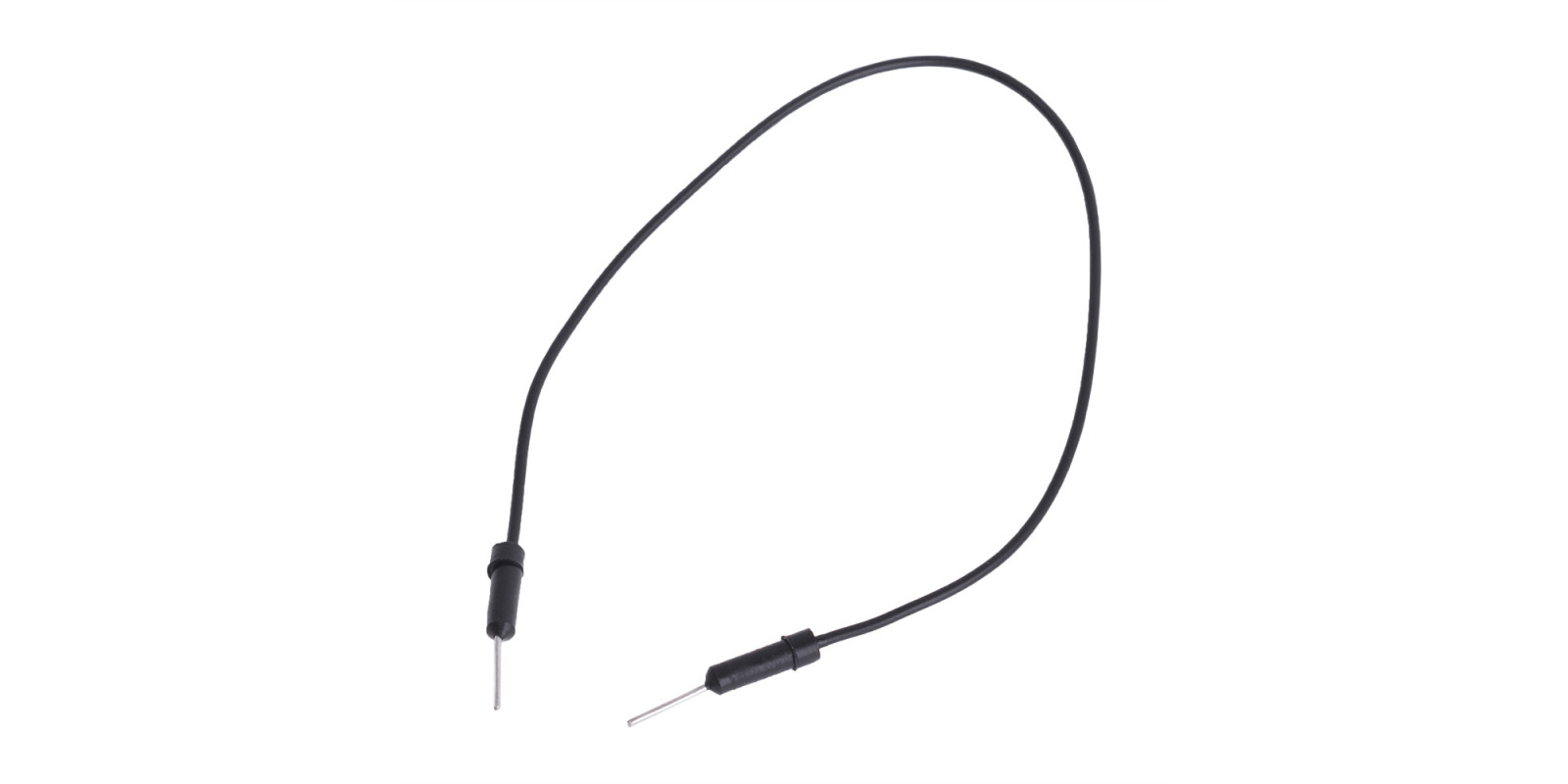 Соединительный провод папа-папа, черный, 200мм KLS1-SBJW01-BLACK-200MM-22AWG