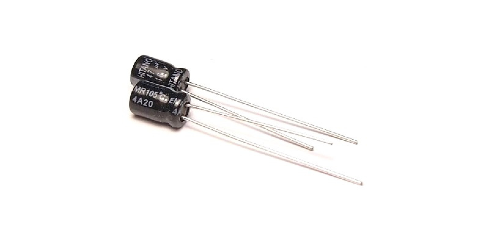 1uF 50V EMR 4x7mm (Super miniature size) (EMR010M50B-Hitano) (електролітичний конденсатор)