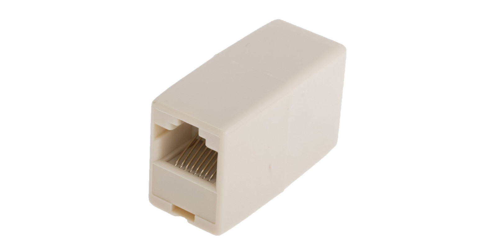 Соединитель RJ45 (8P8C) гнездо-гнездо (KLS12-176-8P8C-I-01) Соединитель RJ45 (8P8C) гнездо-гнездо (KLS12-176-8P8C-I-01)