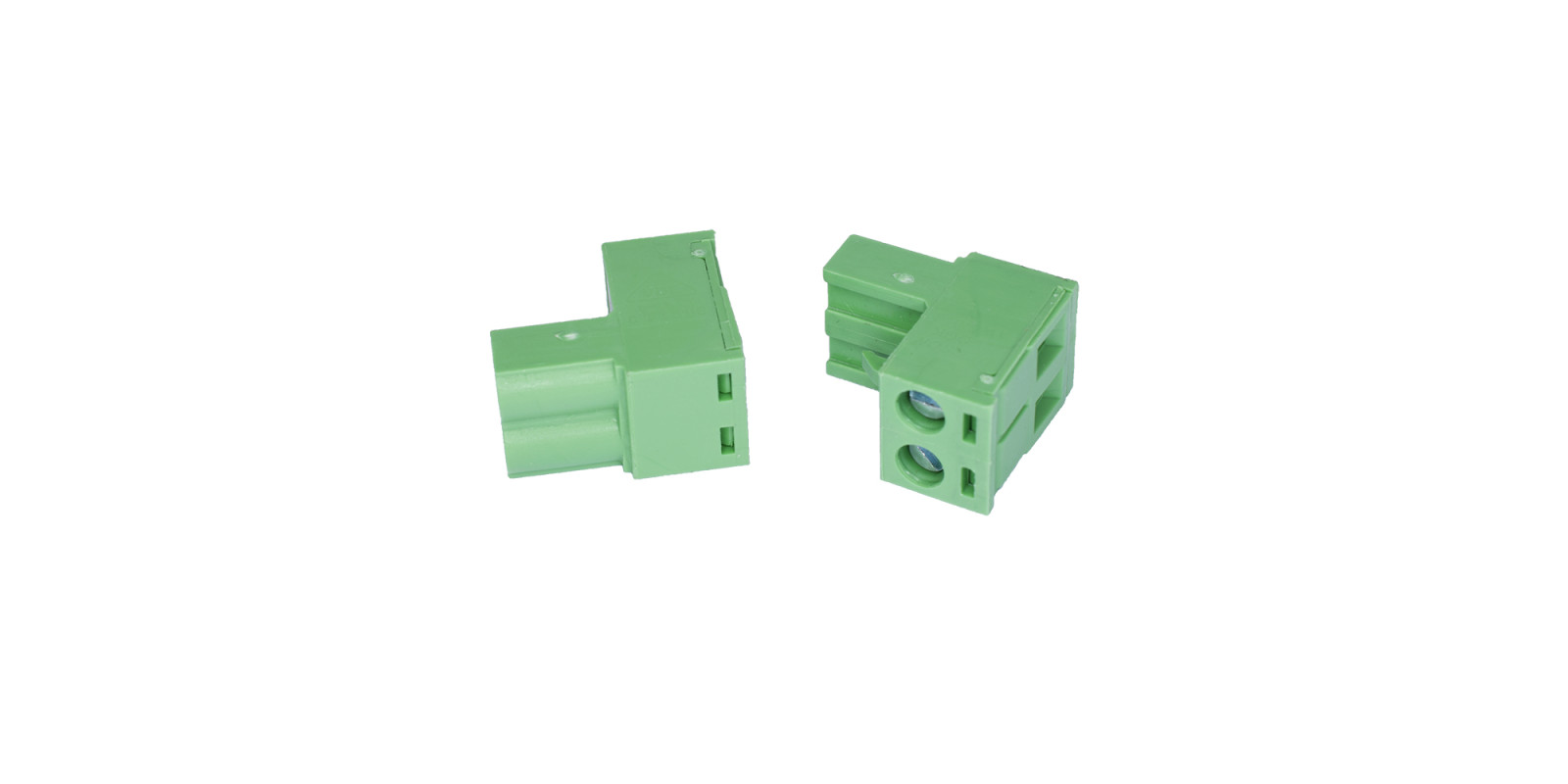 Клемник 2EDGK-5.0-02P-14-00A(H) 2конт., зелений, шліц (Degson) Клемник 2EDGK-5.0-02P-14-00A(H) 2конт., зелений, шліц (Degson)