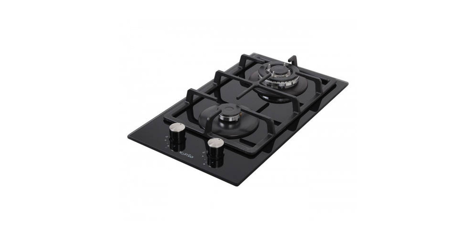 Варочная газовая поверхность Ventolux HSF320G CEST (BK) 3 (Домино, 30 см, 2 конфорки)