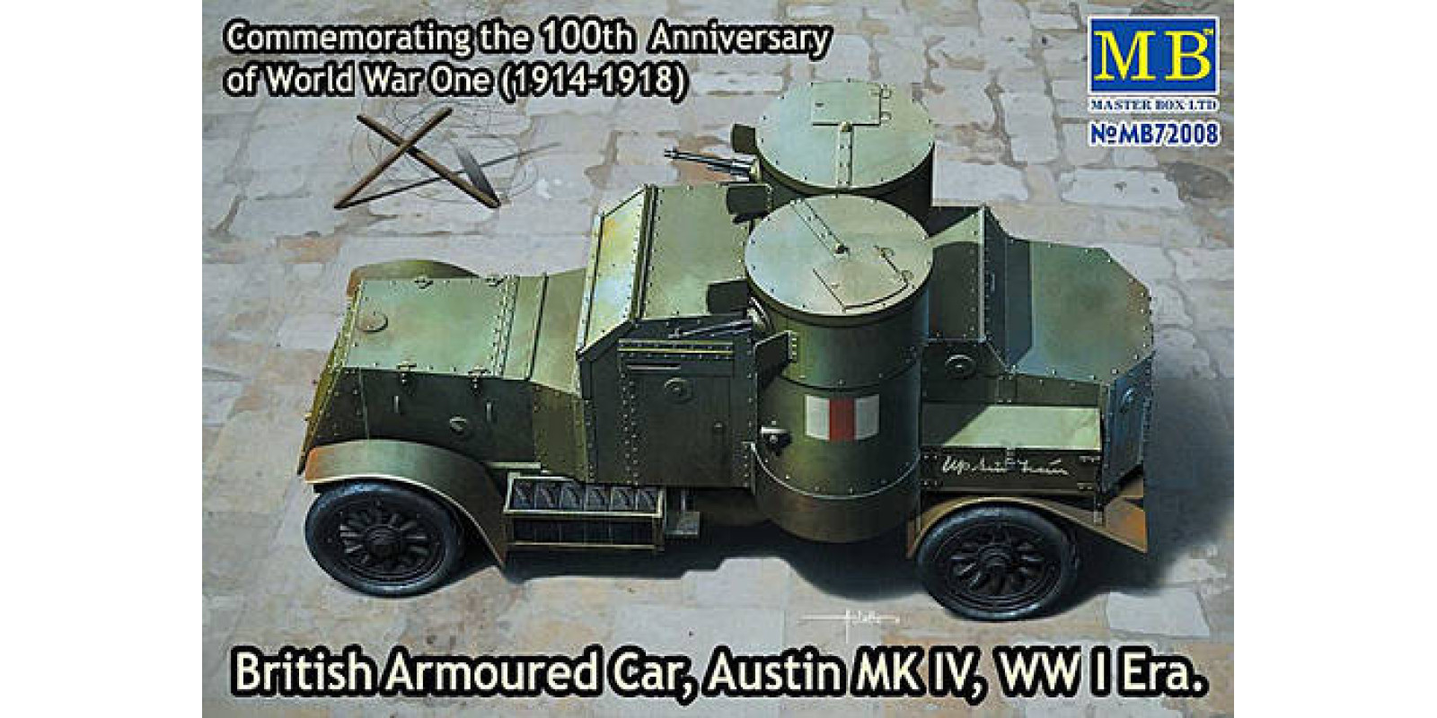 Британський броньований автомобіль Остін, MK IV. 1/72 MASTER BOX 72008 Британський броньований автомобіль Остін, MK IV. 1/72 MASTER BOX 72008
