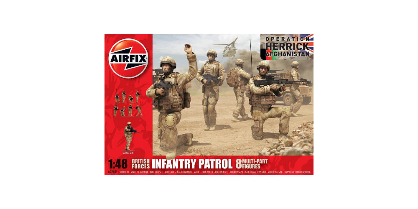 British Army Troops. 1/48 AIRFIX 03701