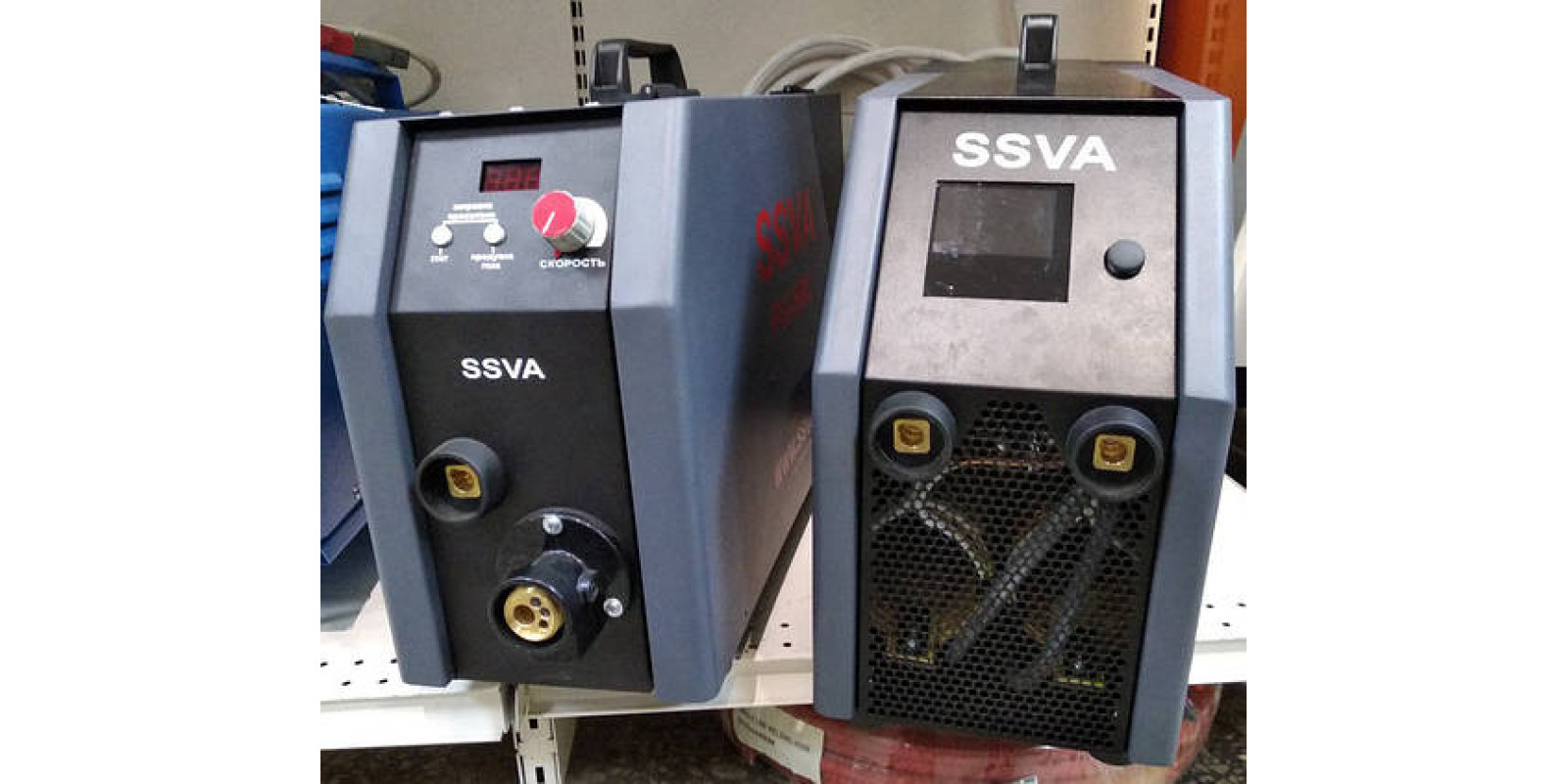 Сварочный полуавтомат SSVA-500(380V)MMA/TIG MIG/MAG SPOT-2х корпусной с горелкой
