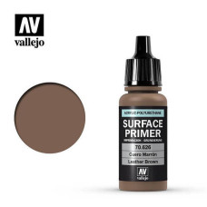Акрил-поліуретанова ґрунтовка LEATHER BROWN 17 ml. VALLEJO 70626