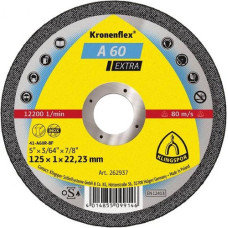 Відрізні круги Kronenflex EXTRA/A60EX/S/GER/125X1X22,23 Відрізні круги Kronenflex EXTRA/A60EX/S/GER/125X1X22,23