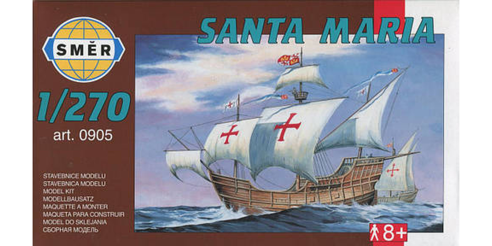 Модель парусного корабля Santa Maria. 1/270 SMER 0905 Модель парусного корабля Santa Maria. 1/270 SMER 0905
