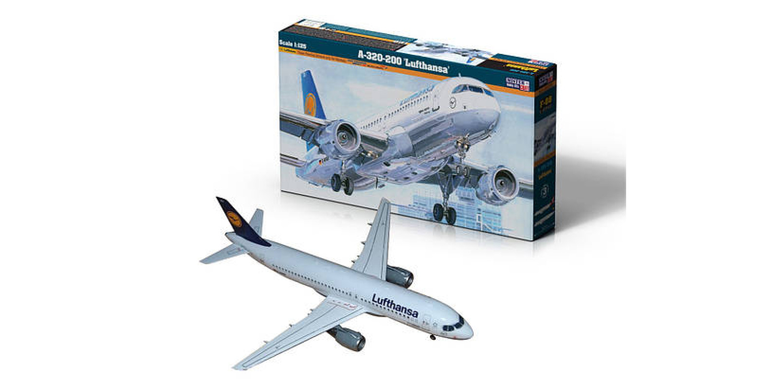 A-320-200 Lufthansa. Збірна модель авіалайнера. 1/125 MISTER CRAFT F-08 A-320-200 Lufthansa. Збірна модель авіалайнера. 1/125 MISTER CRAFT F-08