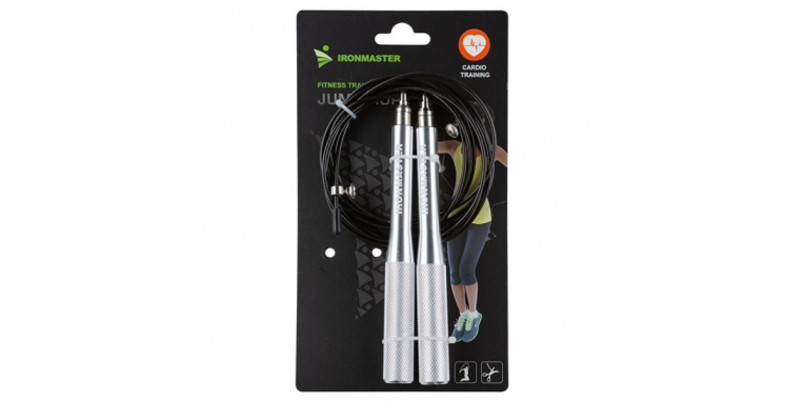Скакалка для кросфіту IronMaster (IR97175), 2,6 м