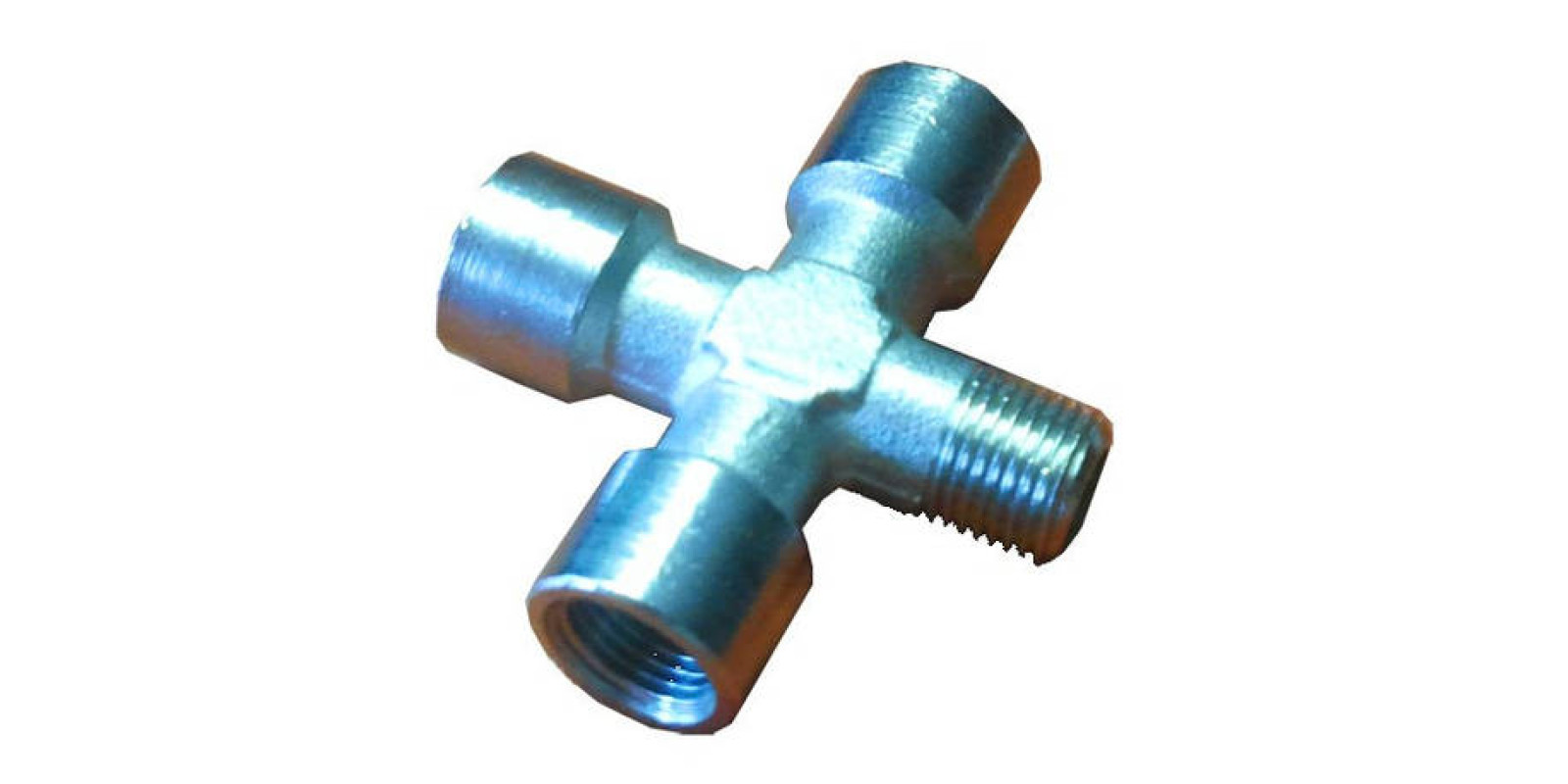 Разветвитель + 1/8"наружн на три 1/8" внутр.BEZAN 03-04-015