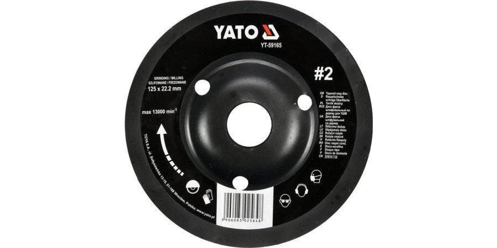 Диск-фреза шліфувальний YATO YT-59165 (Польща)
