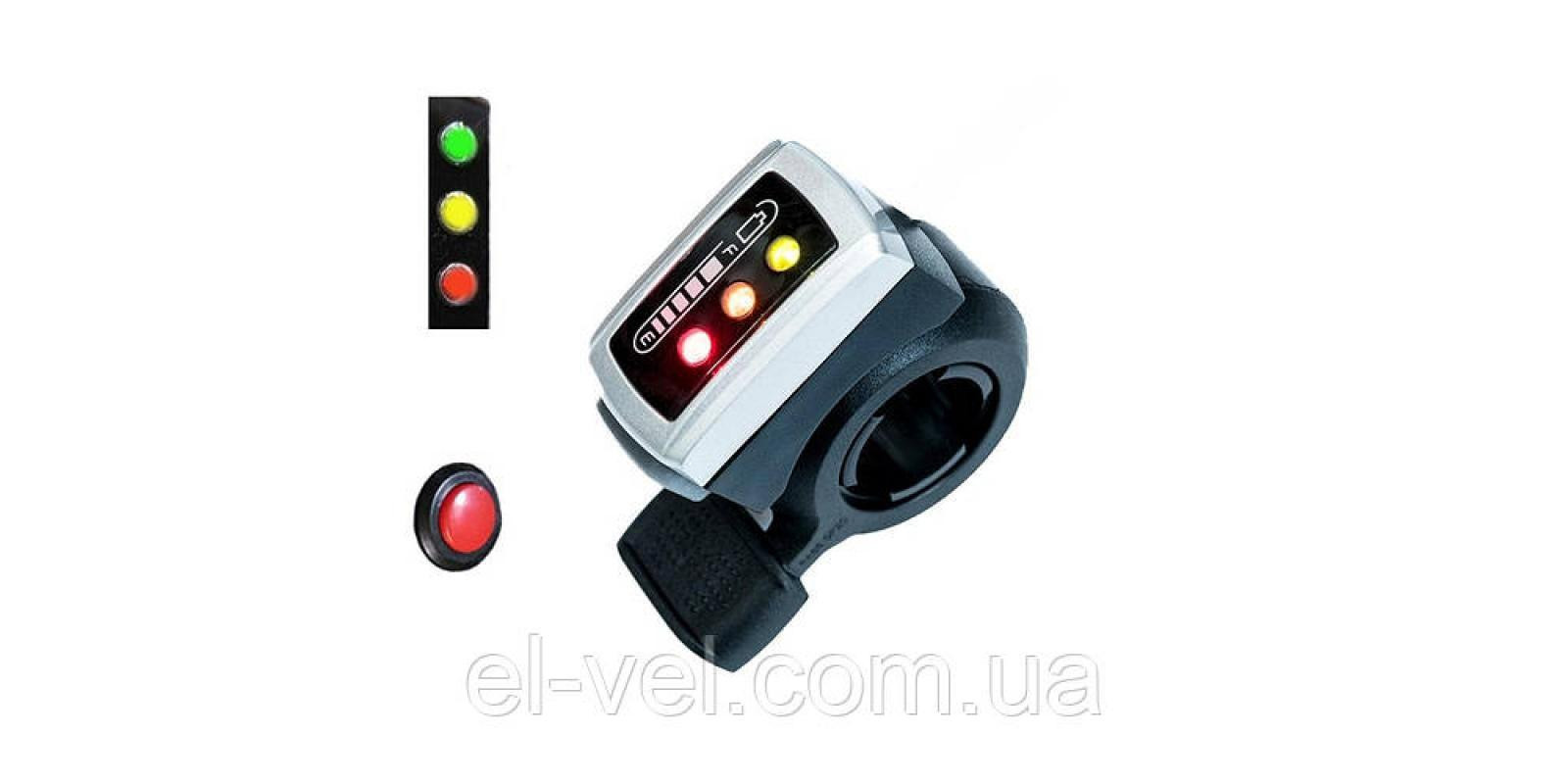 Ручка акселератора клавишная с индикатором FT106DX 36В