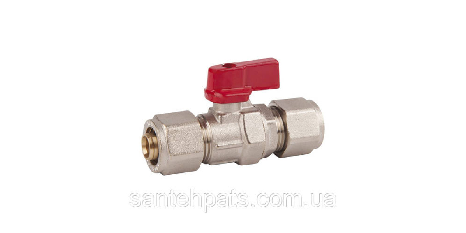 Кран шаровой обжимной SD Forte Ø16