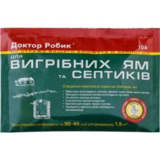 Засіб для вигрібних ям та септиків Доктор Робік 106 . 75 грам