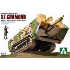 St. Chamond Early Type. Французький важкий танк у масштабі 1/35. TAKOM 2002