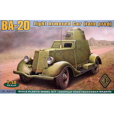 Ба-20 (конічна вежа). Збірна модель бронеавтомобіля у масштабі 1/48. ACE 48109