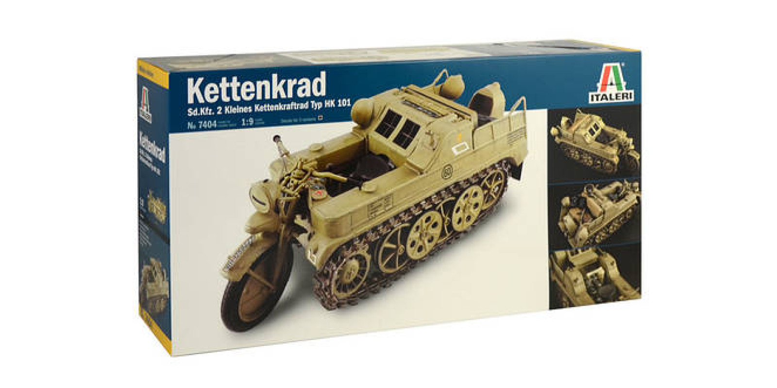 KETTENKRAD. Сборная модель в масштабе 1/9. ITALERI 7404