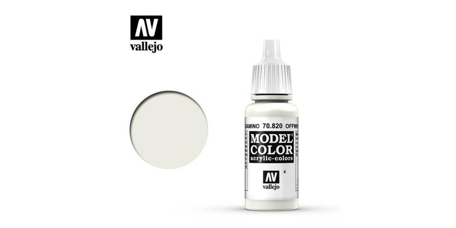 Белый матовый 17мл. VALLEJO MODEL COLOR 70820