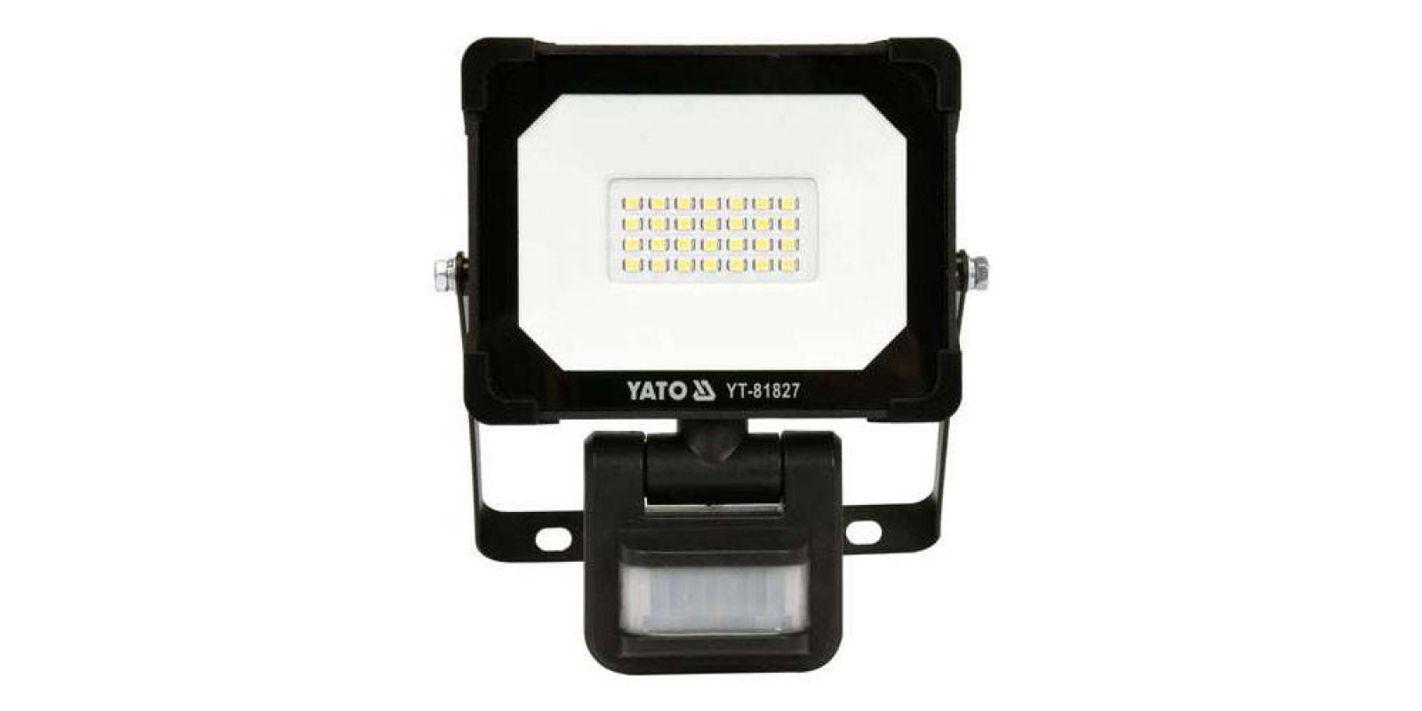 Прожектор с SMD-диодами и датчиком движение 20 ВТ YATO YT-81827 (Польша) Прожектор с SMD-диодами и датчиком движение 20 ВТ YATO YT-81827 (Польша)