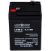  акумуляторна батарея дитячого електромобіля logicpower 6v 5.2ah agm запасні частини для дитячого транспорту 25779 2