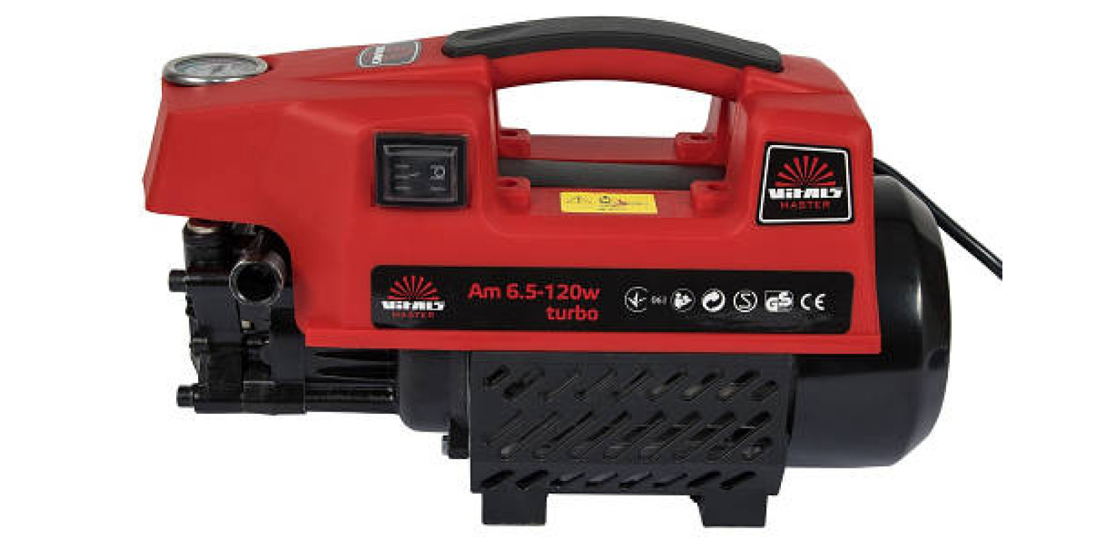 Бытовая мойка высокого давления Vitals Master Am 6.5-120w turbo (1,65 кВт, 390 л/ч)