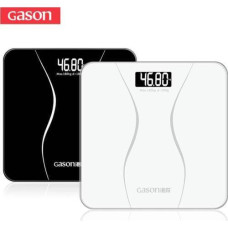 Весы напольные тонкие ЖК 180кг/50г для ванной комнаты Gason A2, белые