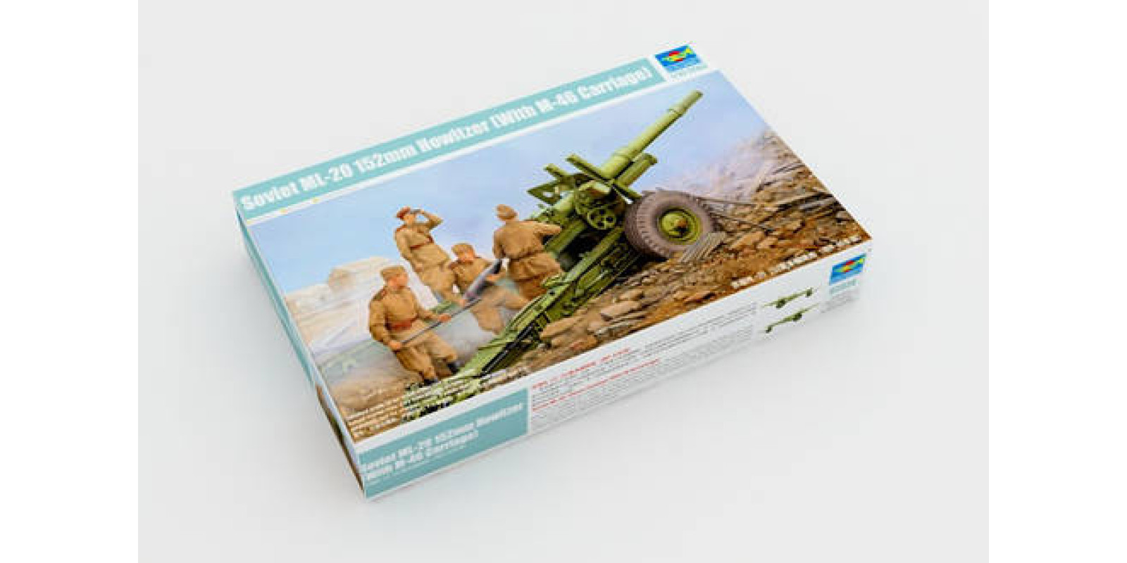 Советская 152 мм гаубица МЛ-20 (M-46 Carriage). Сборная модель в масштабе 1/35. TRUMPETER 02324