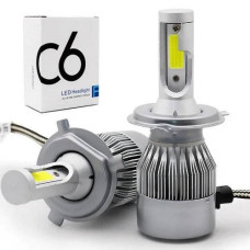 Комплект LED ламп C6 H4 (цена за 2шт) - ближний, дальний свет