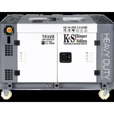  генератор дизельный könner&söhnen ks 14-2de 1/3 atsr (10 квт, 220/380v, silent) оборудование, станки и инструменты 52003 1