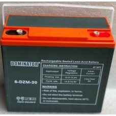 Тяговий свинцево-кислотний акумулятор AGM 12 V 20AH 6DZM20