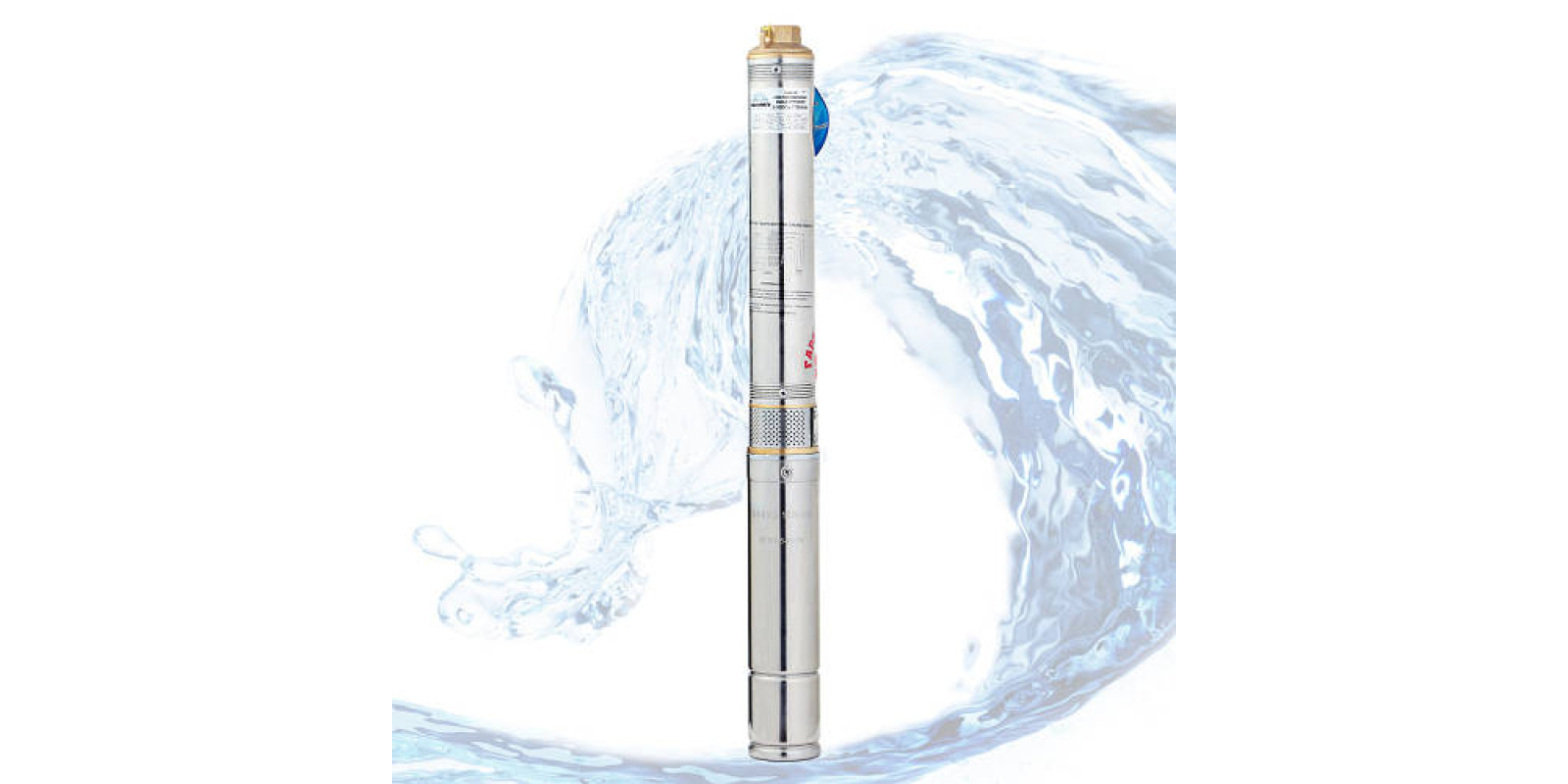 Насос погружной скважинный центробежный Vitals aqua 3-10DCo 1728-0.6r ( 0,6 кВт., 53 л/мин)