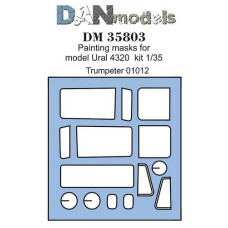 Покрасочные маски для Урал-4320.1/35 DANmodels DM 35803
