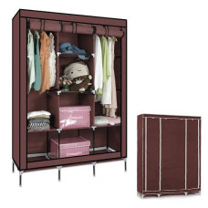 Тканинна шафа для зберігання речей 175х130х45 см Storage Wardrobe 88130
