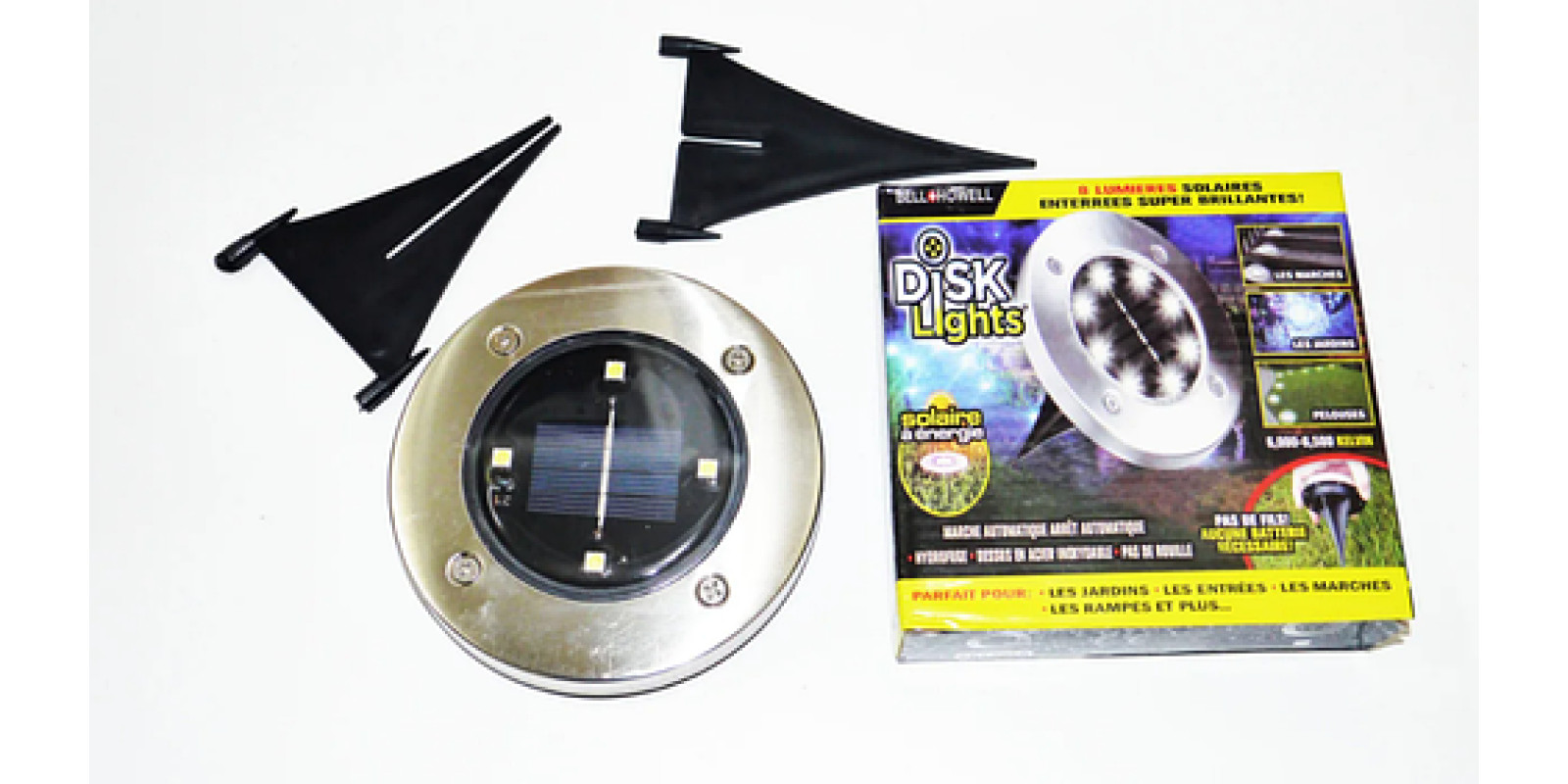 Світильник на сонячних батареях Disk lights 1шт (KG-1160)