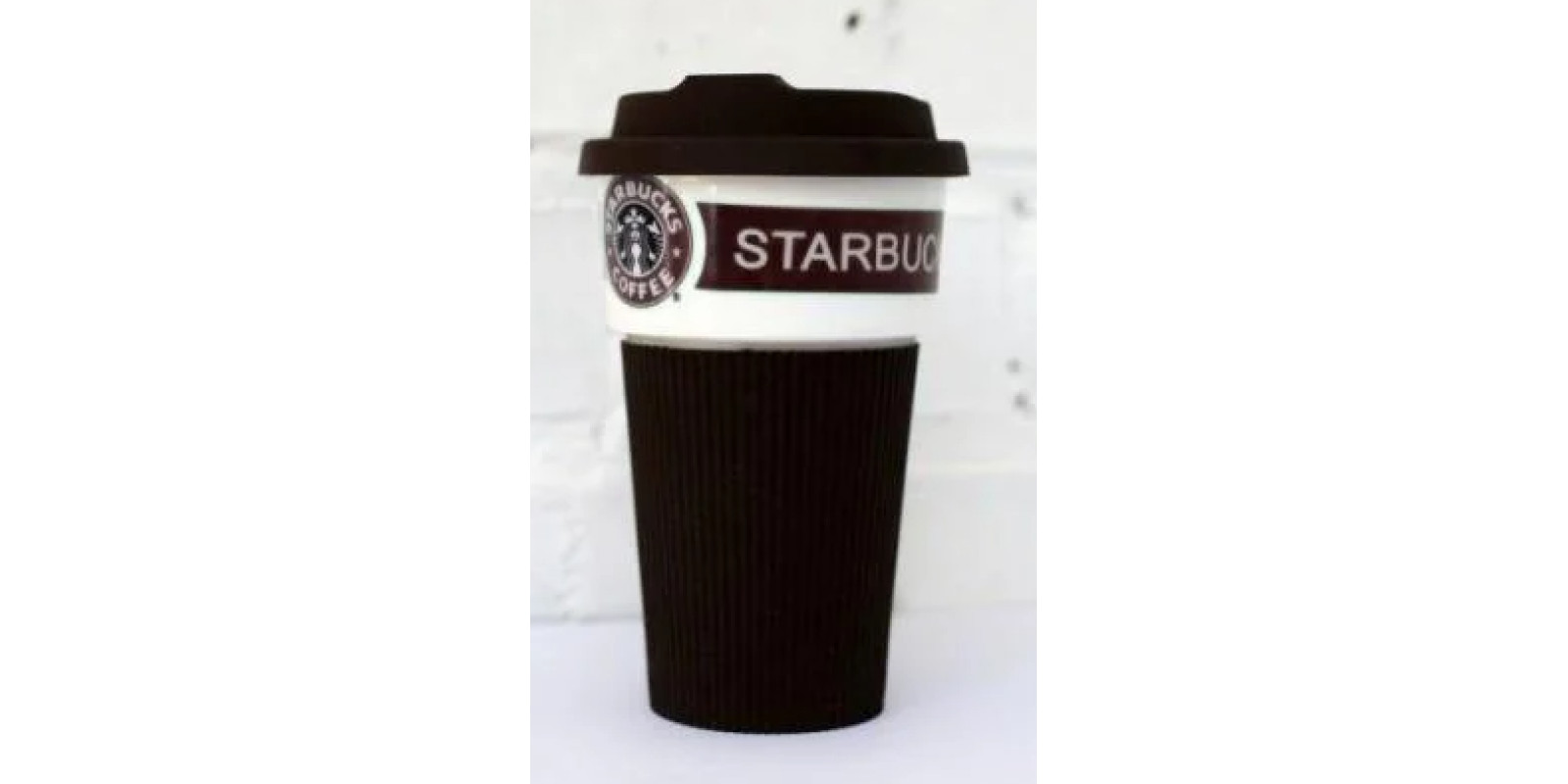 Чашка керамічний кухоль Starbucks 350 мл Коричневий (KG-1499) Чашка керамічний кухоль Starbucks 350 мл Коричневий (KG-1499)