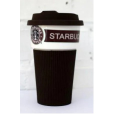 Чашка керамічний кухоль Starbucks 350 мл Коричневий (KG-1499) Чашка керамічний кухоль Starbucks 350 мл Коричневий (KG-1499)