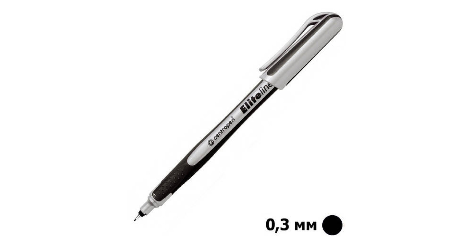 Лінер Elite F чорний 0.3 мм. Centropen 4721
