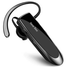 Беспроводная bluetooth гарнитура New Bee 20 часов музыки РУС ЯЗ чёрная