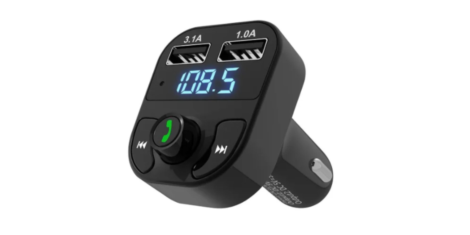 ФМ модулятор FM трансмиттер CAR X8 с Bluetooth MP3 Черный (KG-2232)