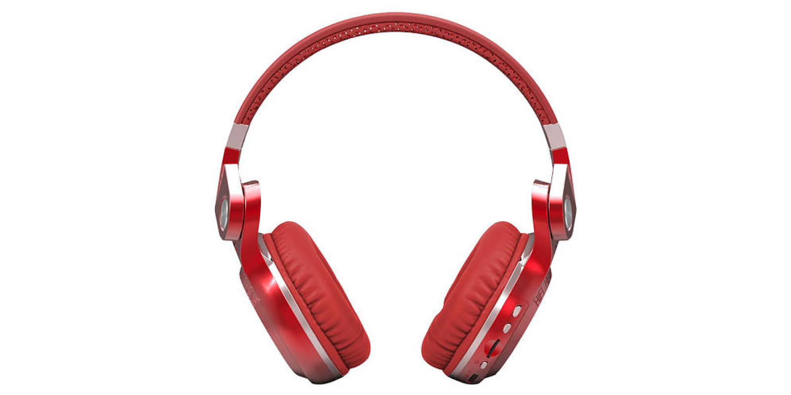 Складні бездротові bluetooth гарнітура навушники Bluedio T2+ 36 годин музики червоні