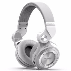 Складные беспроводные bluetooth наушники-гарнитура Bluedio T2+ 36 часов музыки белые