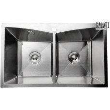  galati arta u-730 - мойка из нержавеющей стали с двумя чашами (под столешницу) оборудование, станки и инструменты 52221 1