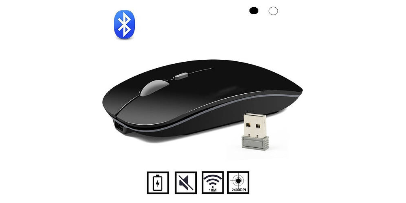 ЧИТАЙТЕ ПРИЧИНУ УЦІНКИ! Бездротова миша блютуз bluetooth + USB