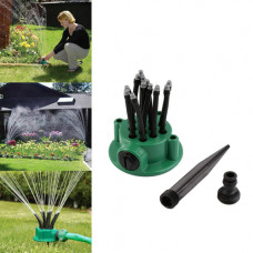 Зрошувач насадка на шланг для поливу 12в1 Multifunctional Sprinkler 360 degrees