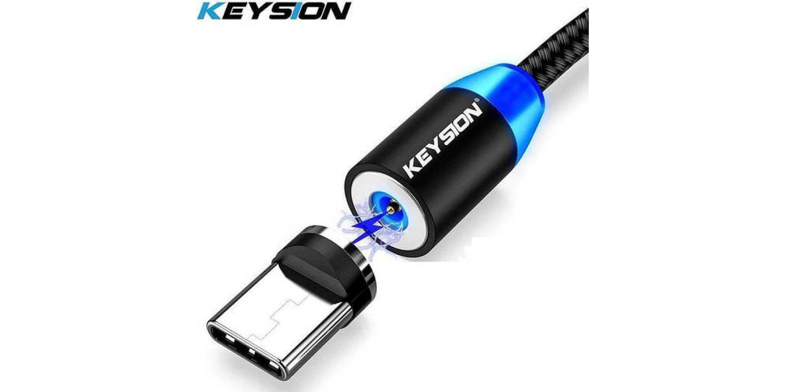 Кабель магнітна зарядка Keysion Кабель магнітна зарядка Keysion