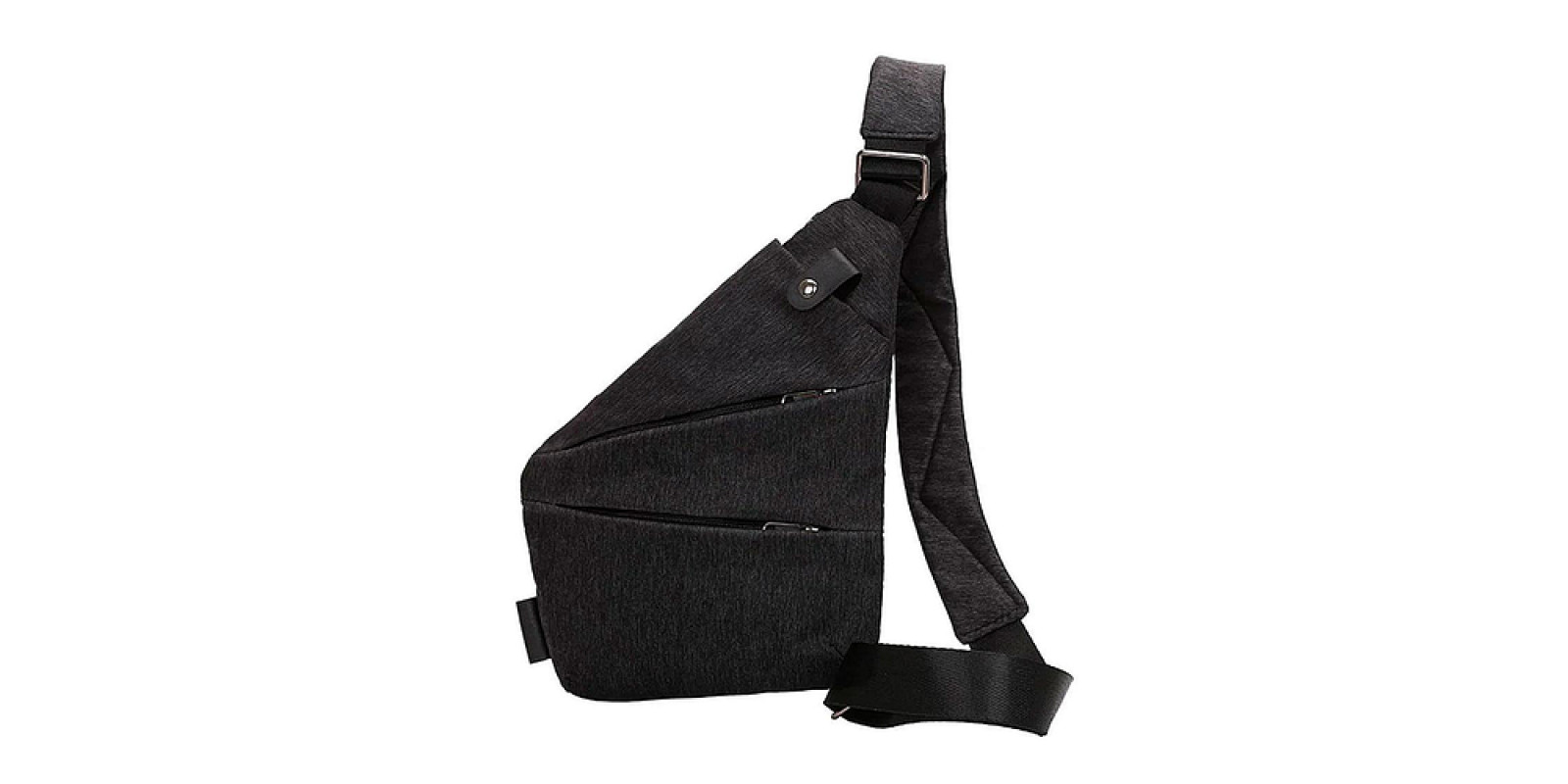 Мужская сумка через плечо Cross Body 30х22х15 / Сумка мессенджер Черная Мужская сумка через плечо Cross Body 30х22х15 / Сумка мессенджер Черная