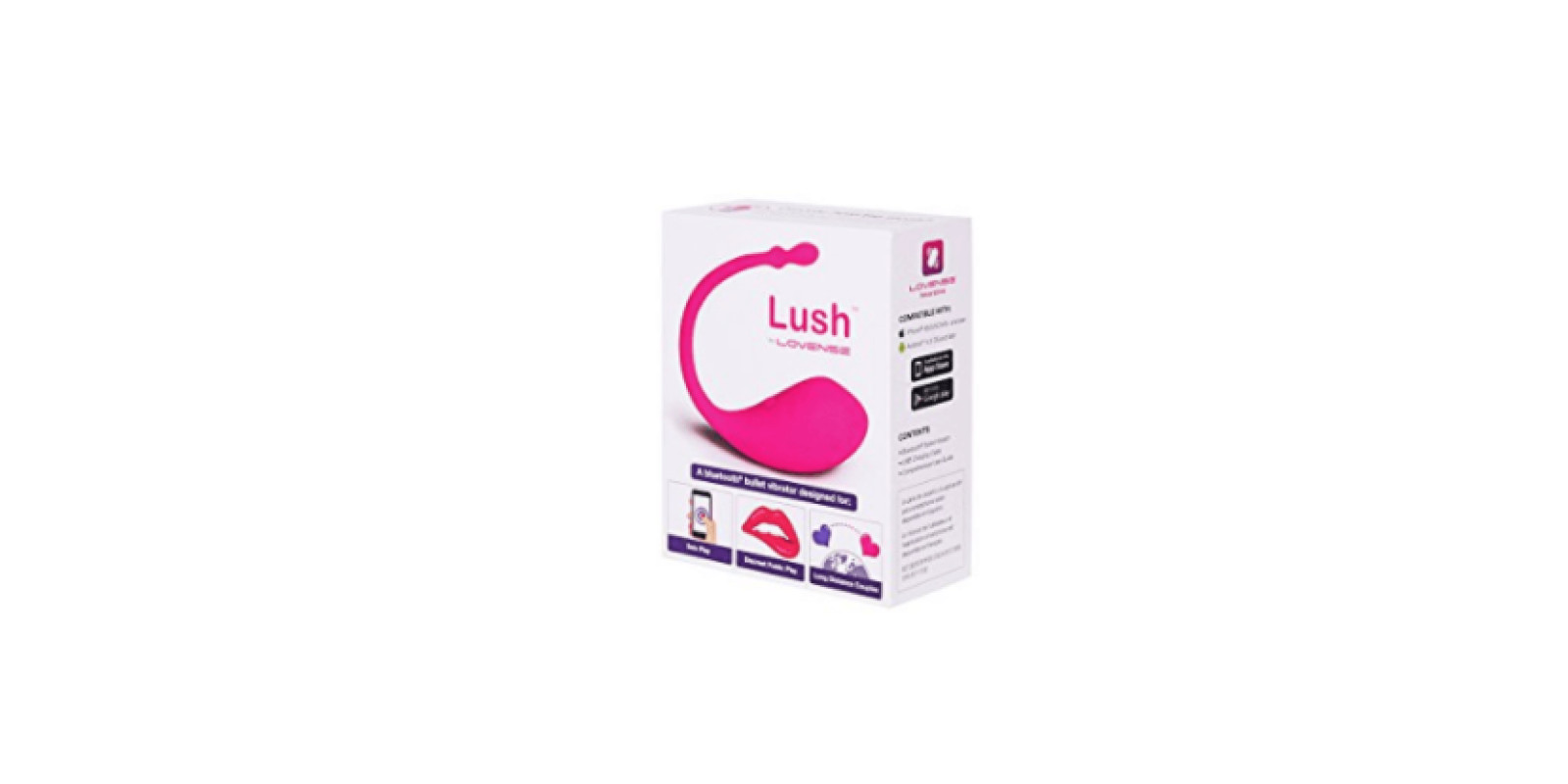 Вибратор Lovense Lush, розовый (KG-2773)